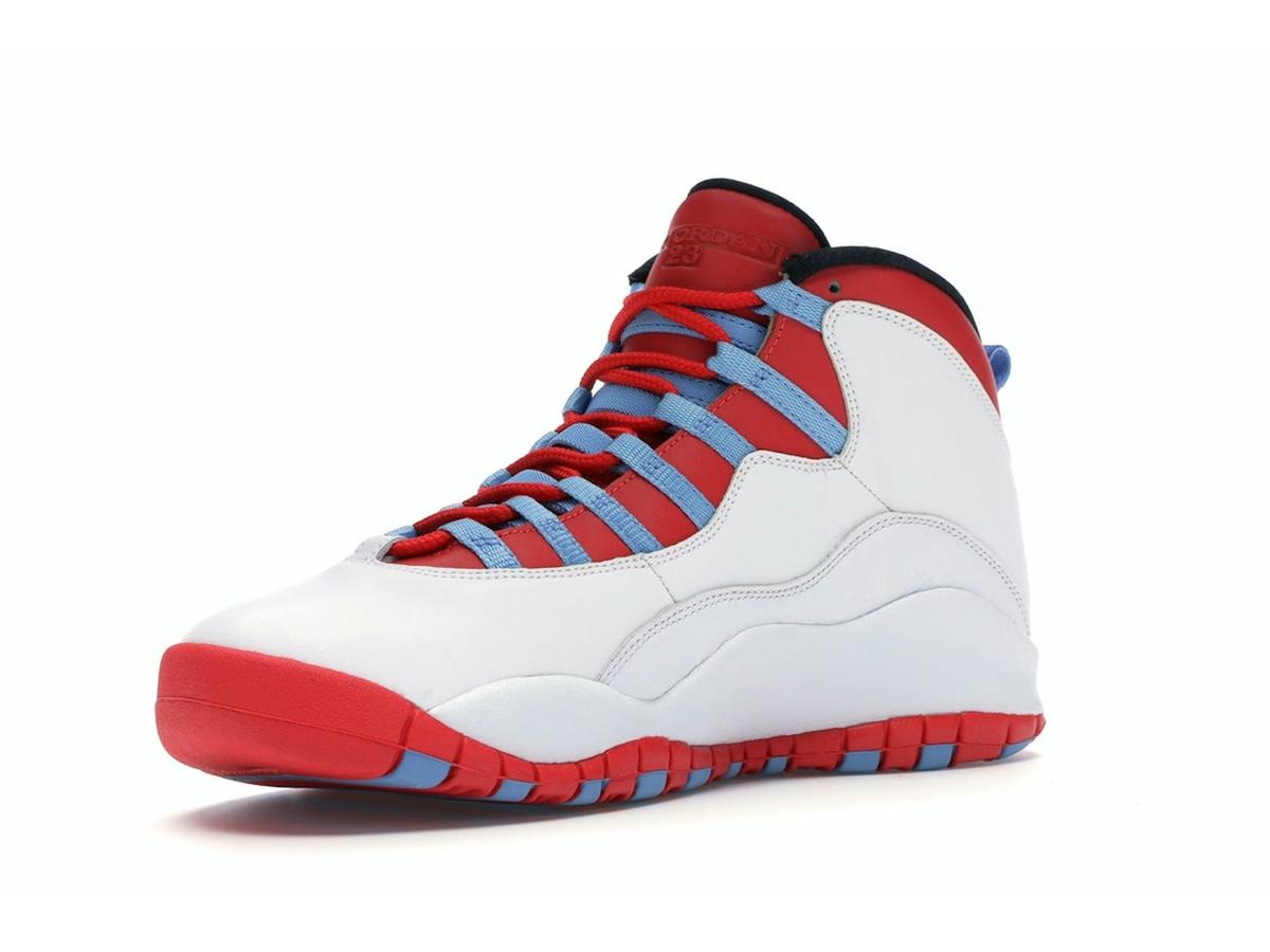 Jordan 10 Retro Chicago Flag White University Blue 310805-114 - savito