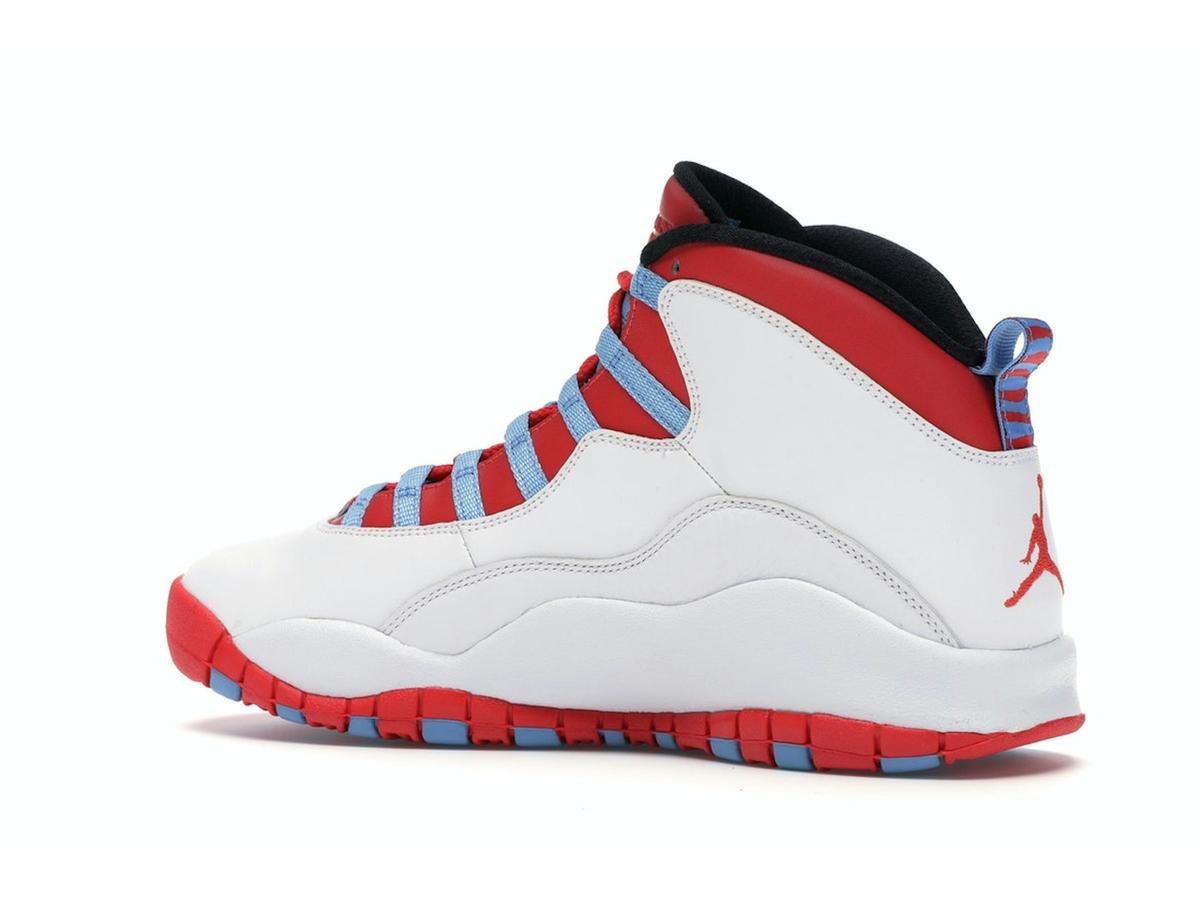 Jordan 10 Retro Chicago Flag White University Blue 310805-114 - savito
