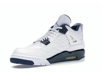 Air Jordan 4 Retro Columbia 2015 White Legend Blue Midnight Navy 314254-107 Sneakers - savito