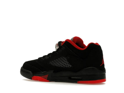 Jordan 5 Retro Low Alternate 90 (GS) Black Gym Red Metallic 314338-001 - savito