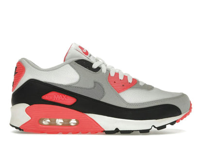 Nike Air Max 90 Infrared (2008) 333806-101 White/Cement Grey-Infrared-Black - savito