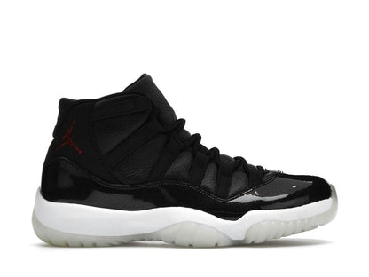 Air Jordan 11 Retro 72-10 Black Gym Red Sneakers 378037-002 - savito