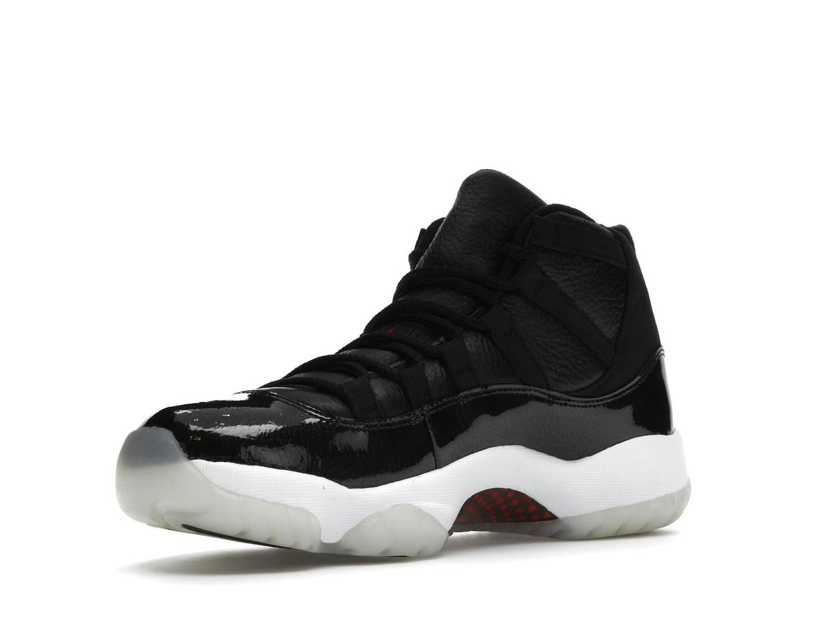 Air Jordan 11 Retro 72-10 Black Gym Red Sneakers 378037-002 - savito