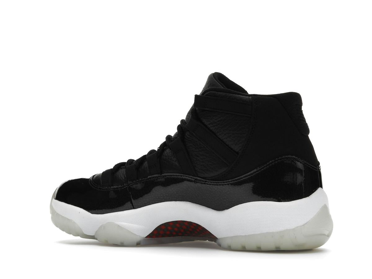 Air Jordan 11 Retro 72-10 Black Gym Red Sneakers 378037-002 - savito