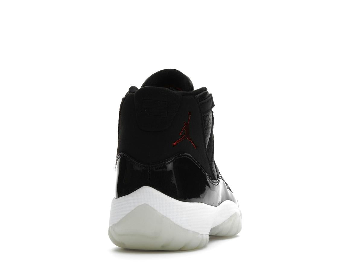 Air Jordan 11 Retro 72-10 Black Gym Red Sneakers 378037-002 - savito
