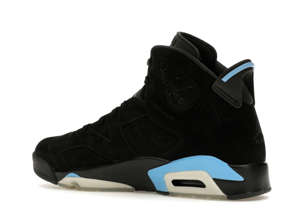 Jordan 6 Retro UNC 384664-006 Black University Blue Sneakers - savito
