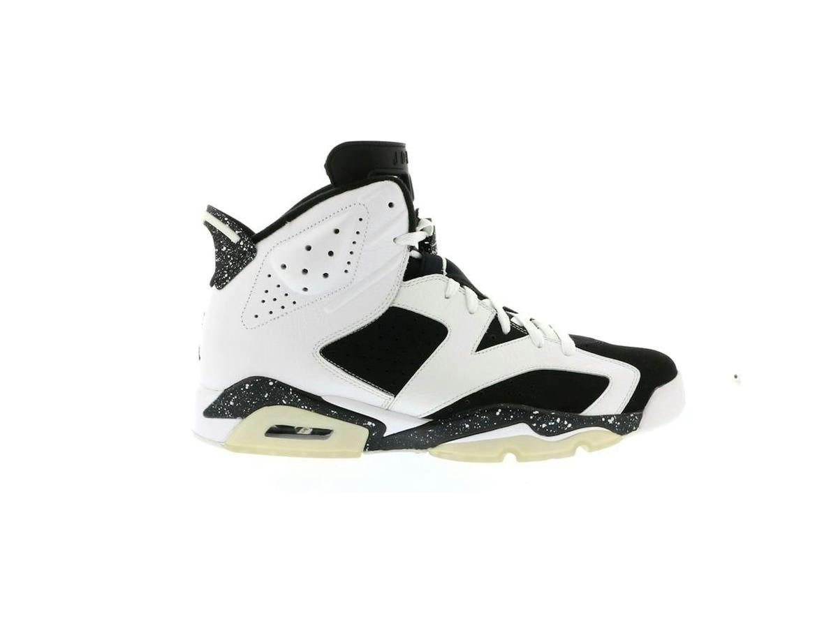 Jordan 6 Retro Oreo Sneakers White Black Speckle 384664-101 - savito