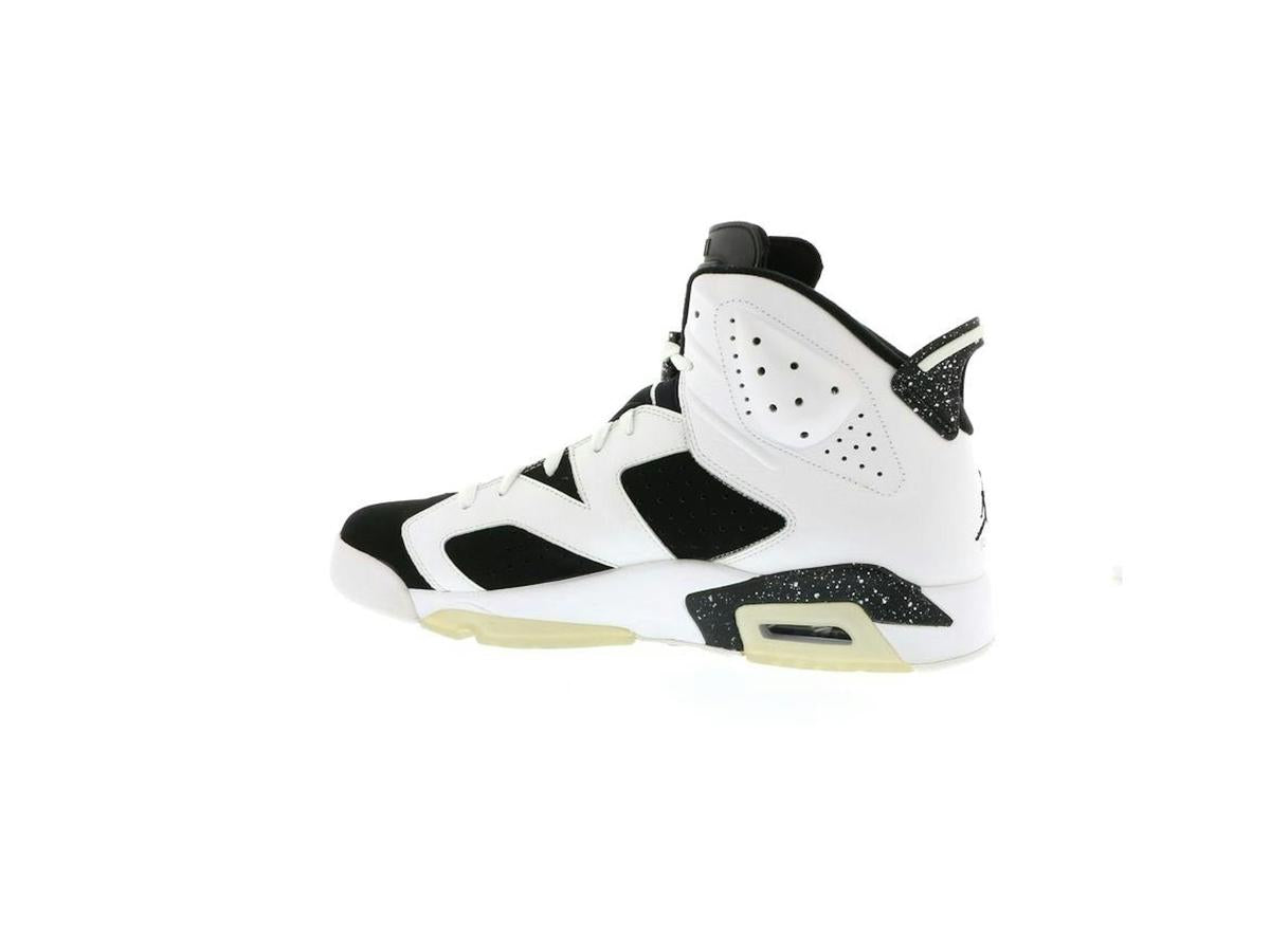 Jordan 6 Retro Oreo Sneakers White Black Speckle 384664-101 - savito