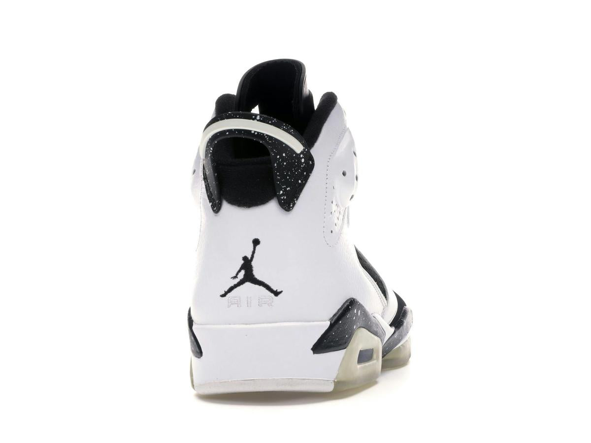 Jordan 6 Retro Oreo Sneakers White Black Speckle 384664-101 - savito