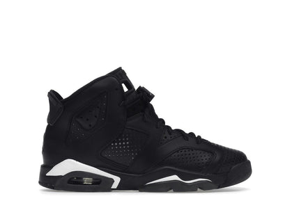Jordan 6 Retro Black Cat (GS) Black White Sneakers 384665-020 - savito