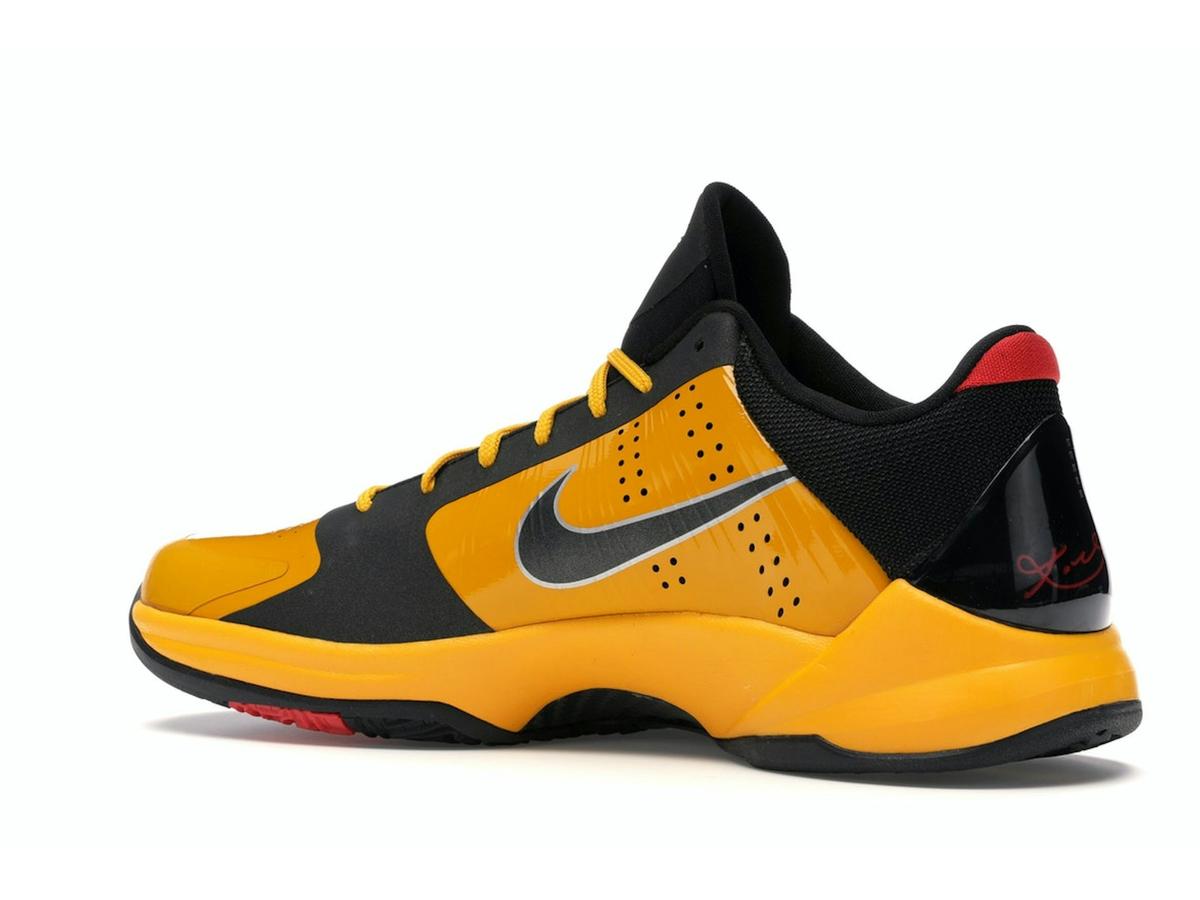 Nike Kobe 5 Bruce Lee Del Sol Black Varsity Red 386429-701 - savito