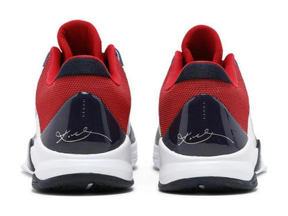 Nike Zoom Kobe 5 XDR 'Usa' White Obsidian Sport Red 386430-103 - savito