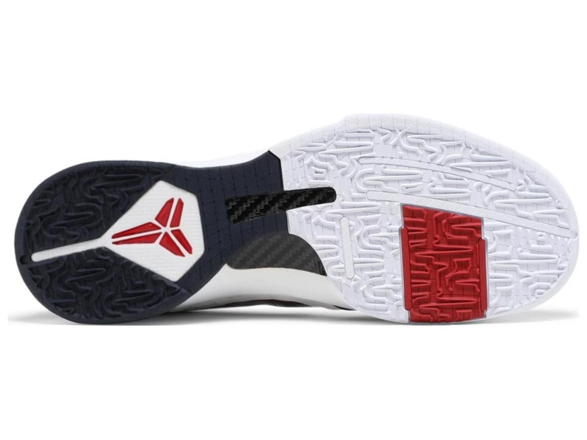 Nike Zoom Kobe 5 XDR 'Usa' White Obsidian Sport Red 386430-103 - savito