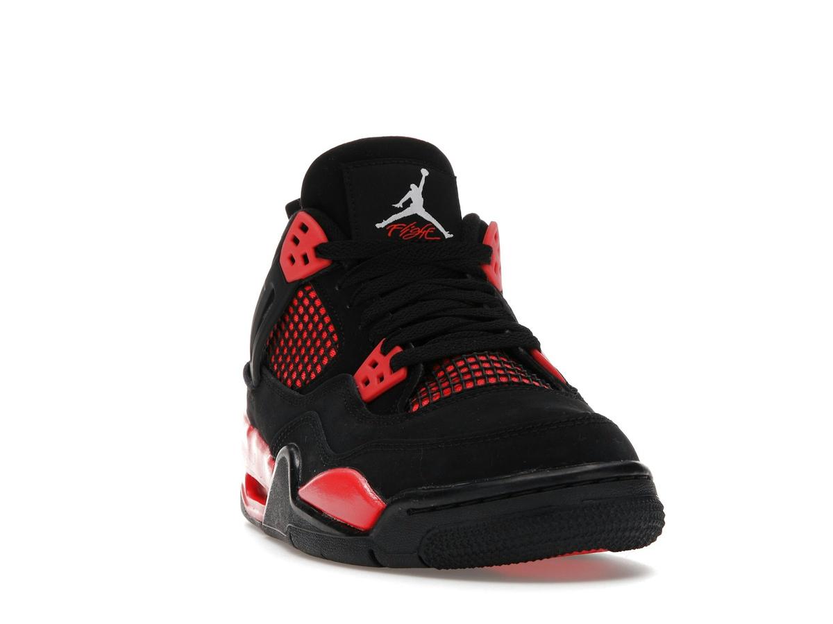 Air Jordan 4 Retro Red Thunder (GS) Black Crimson 408452-016 - savito