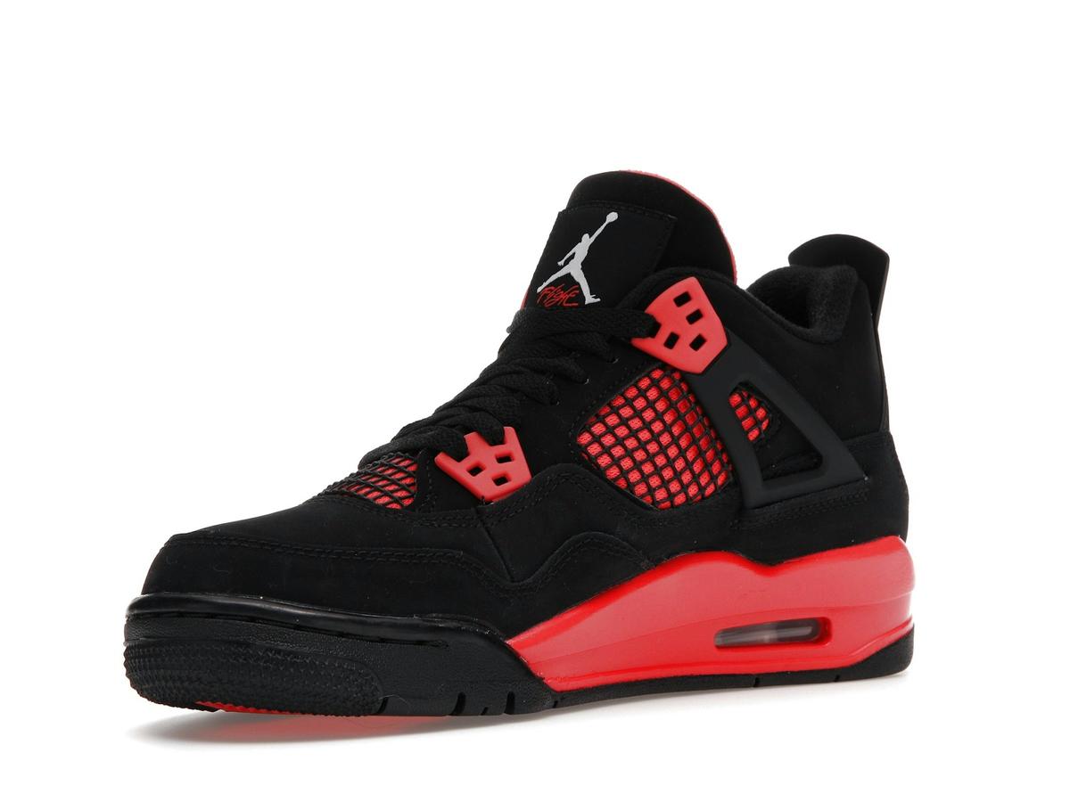 Air Jordan 4 Retro Red Thunder (GS) Black Crimson 408452-016 - savito