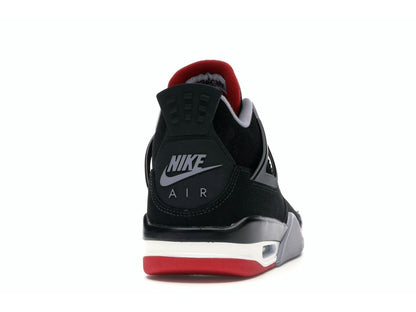 Jordan 4 Retro Bred 2019 GS Black Fire Red Cement Grey 408452-060 - savito
