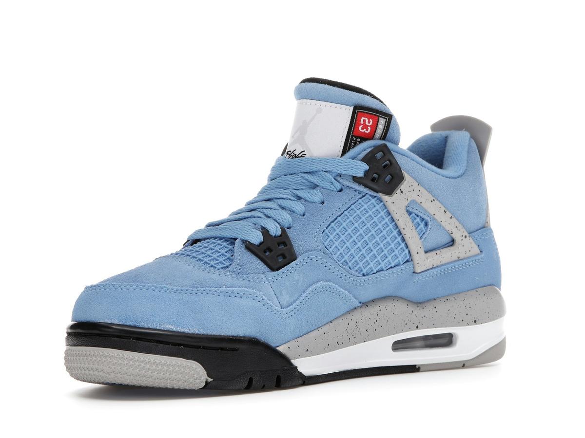 Air Jordan 4 Retro University Blue Tech Grey (GS) 408452-400 - savito