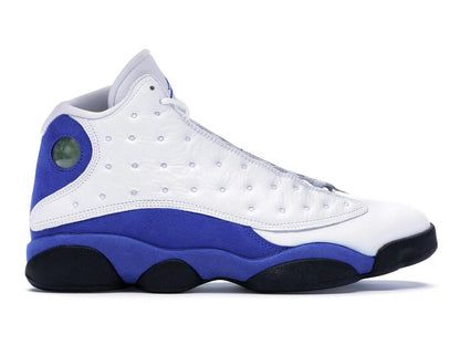 Jordan 13 Retro White Hyper Royal Black Sneakers 414571-117 - savito