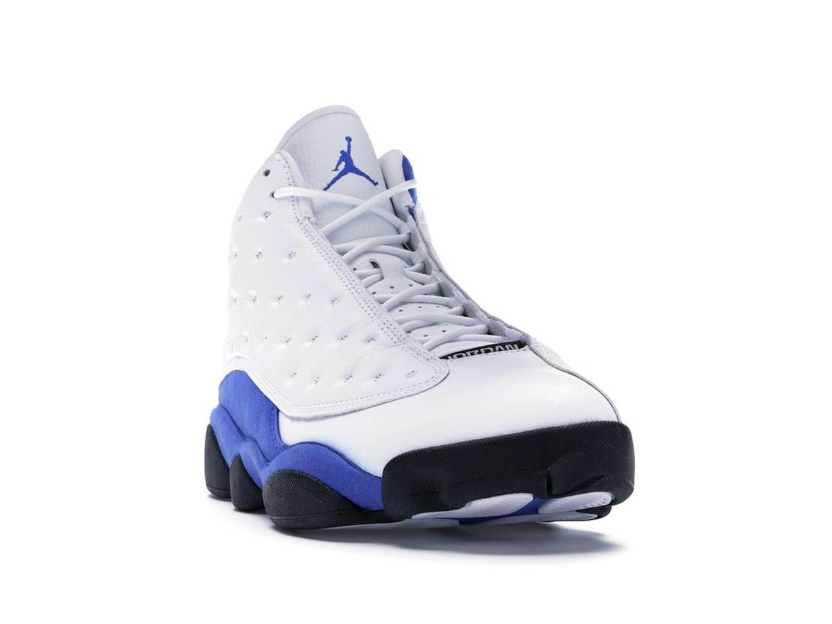 Jordan 13 Retro White Hyper Royal Black Sneakers 414571-117 - savito