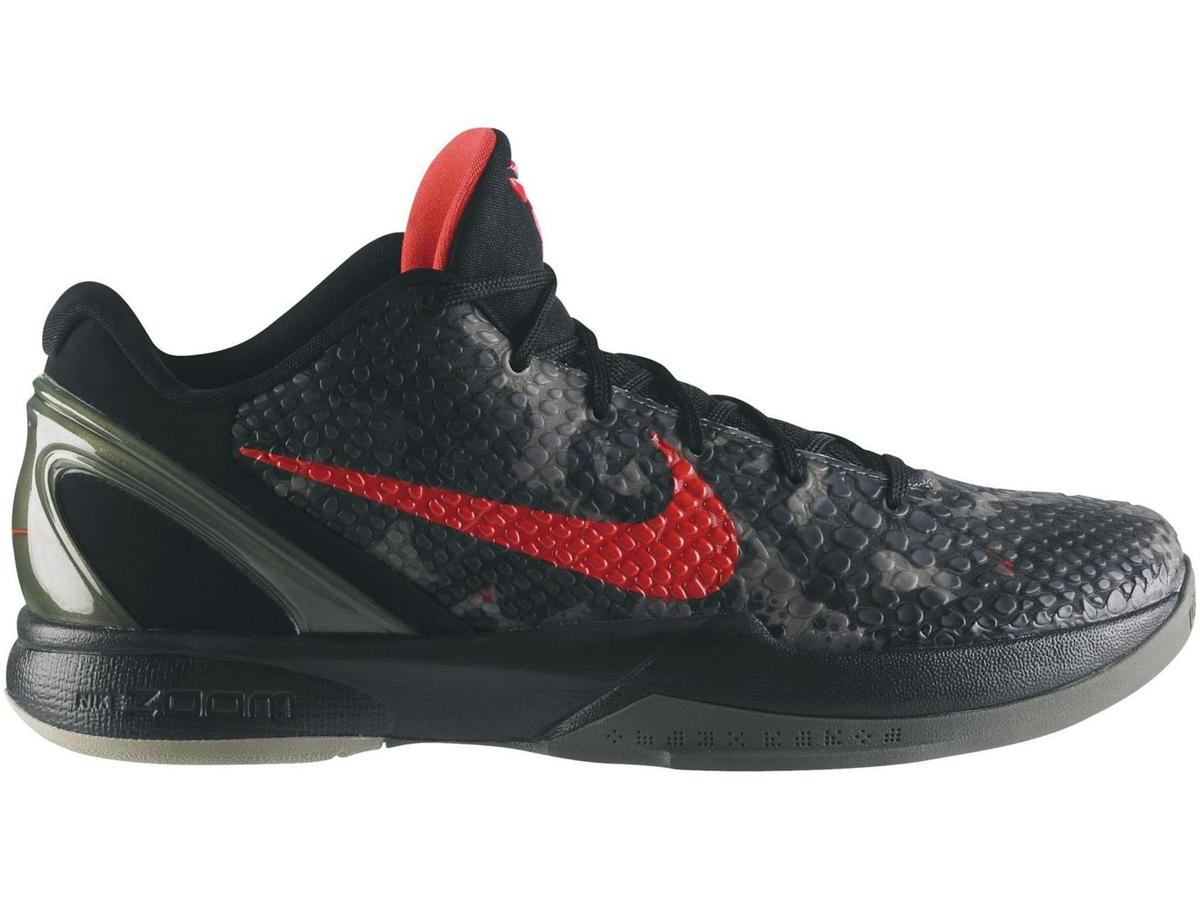 Nike Kobe 6 Italian Camo 2011 Black/Crimson/Khaki 429659-900 - savito