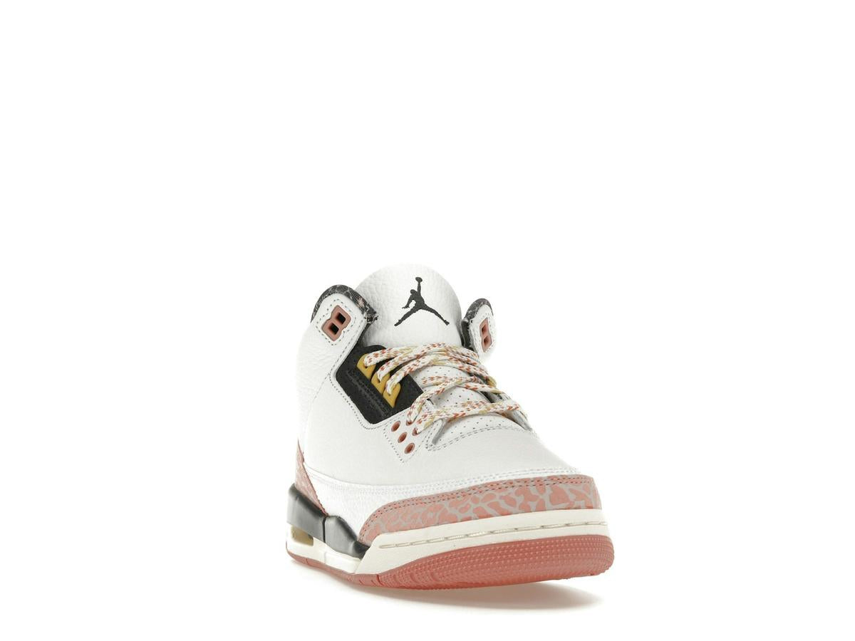 Jordan 3 Retro Vintage Floral GS White Pink Leopard - savito