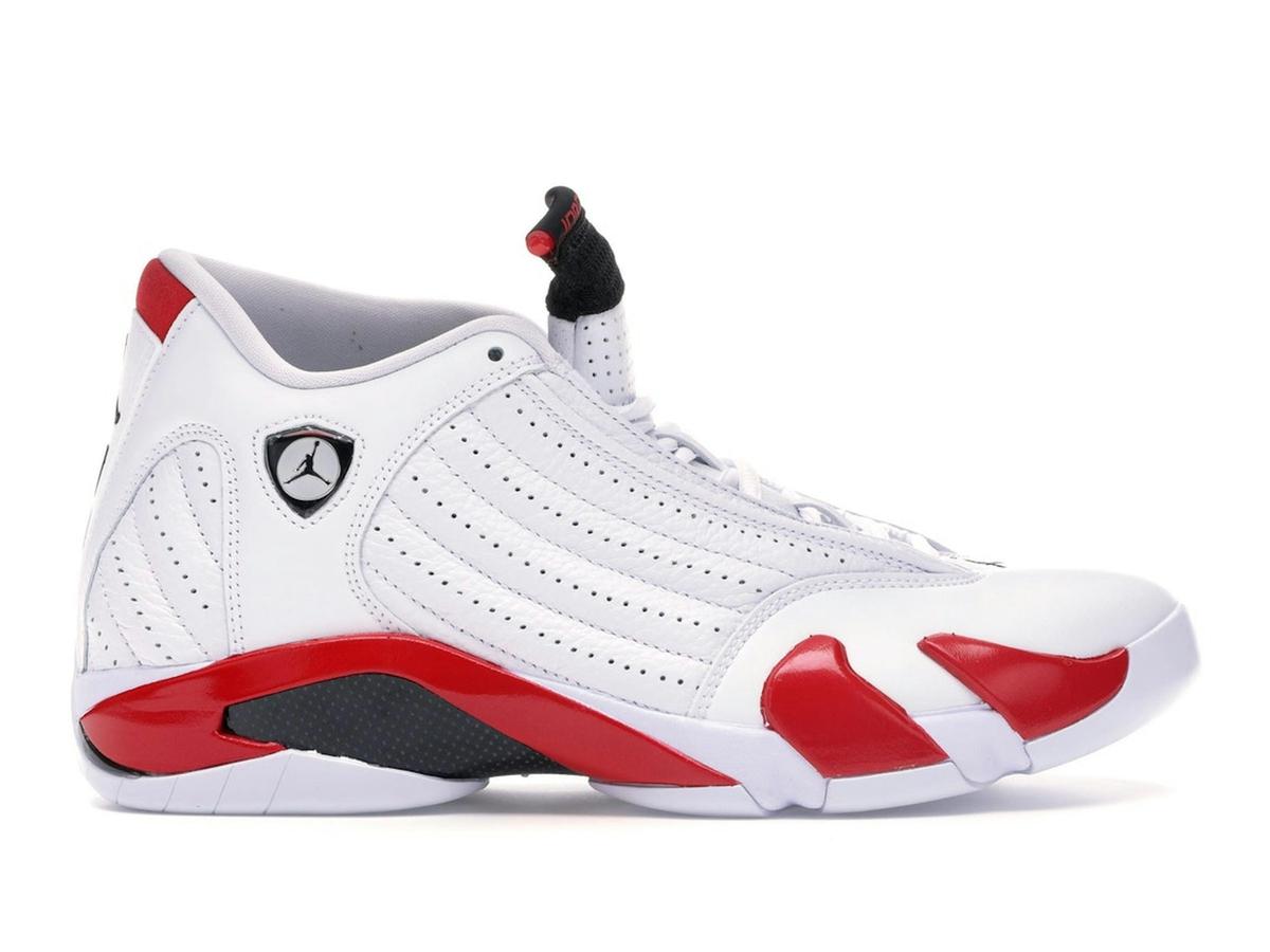 Jordan 14 Retro Rip Hamilton 487471-100 White Black Varsity Red - savito