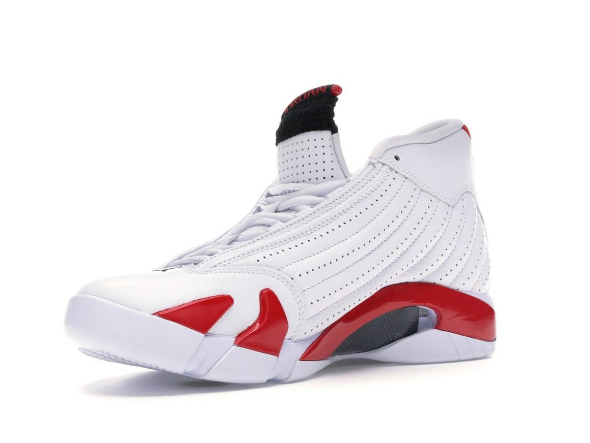 Jordan 14 Retro Rip Hamilton 487471-100 White Black Varsity Red - savito