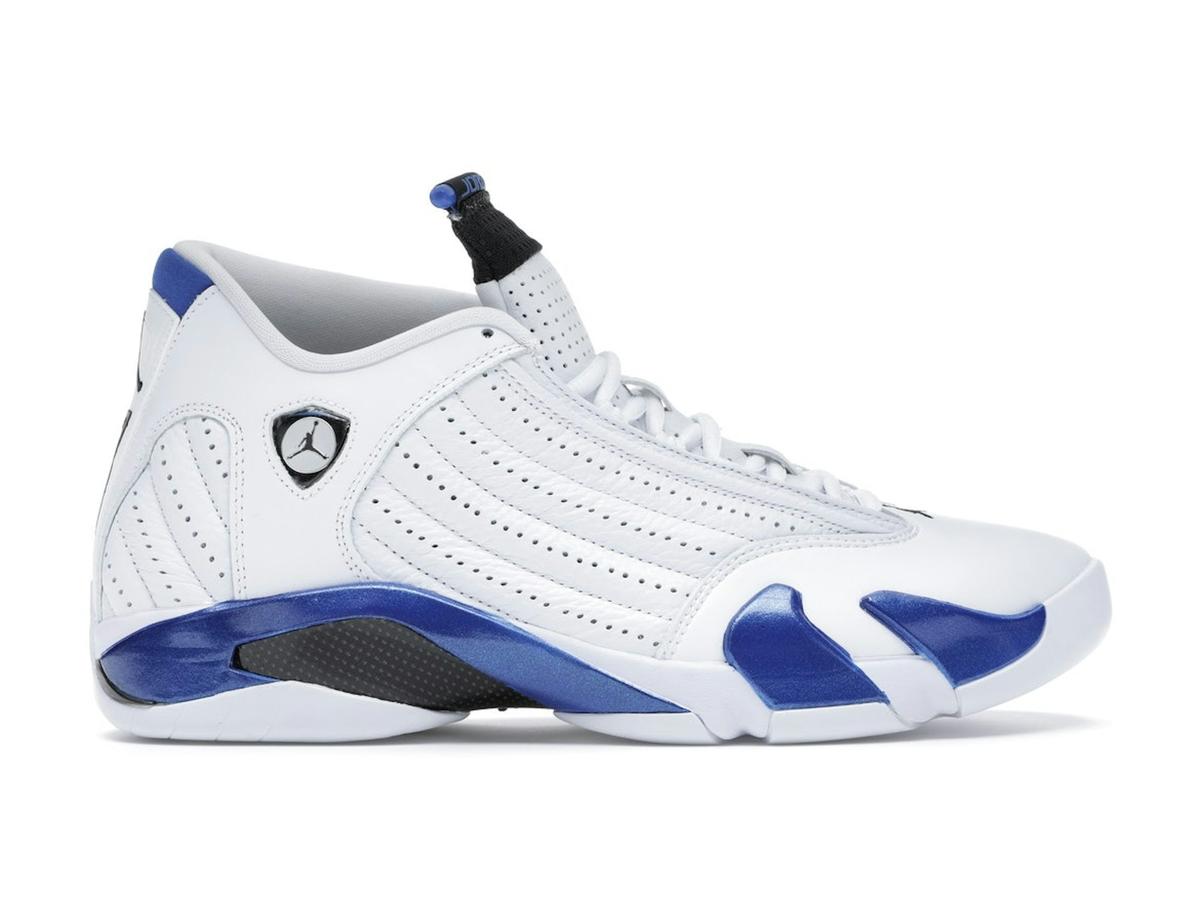 Air Jordan 14 Retro White Hyper Royal 487471-104 - savito