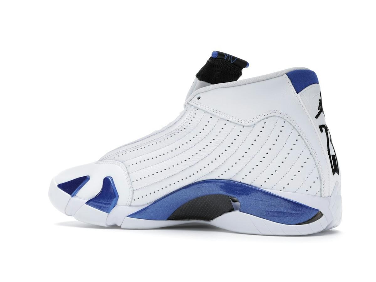Air Jordan 14 Retro White Hyper Royal 487471-104 - savito