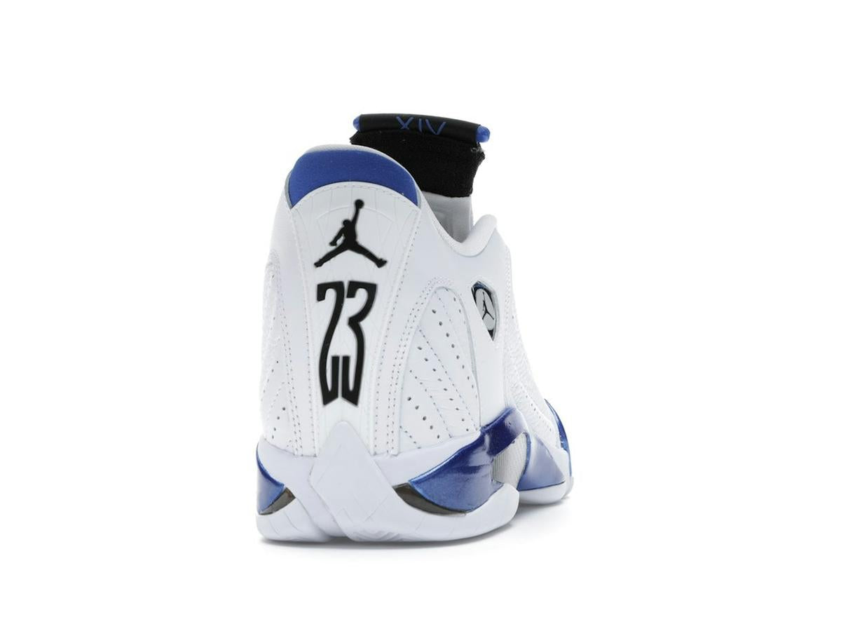 Air Jordan 14 Retro White Hyper Royal 487471-104 - savito