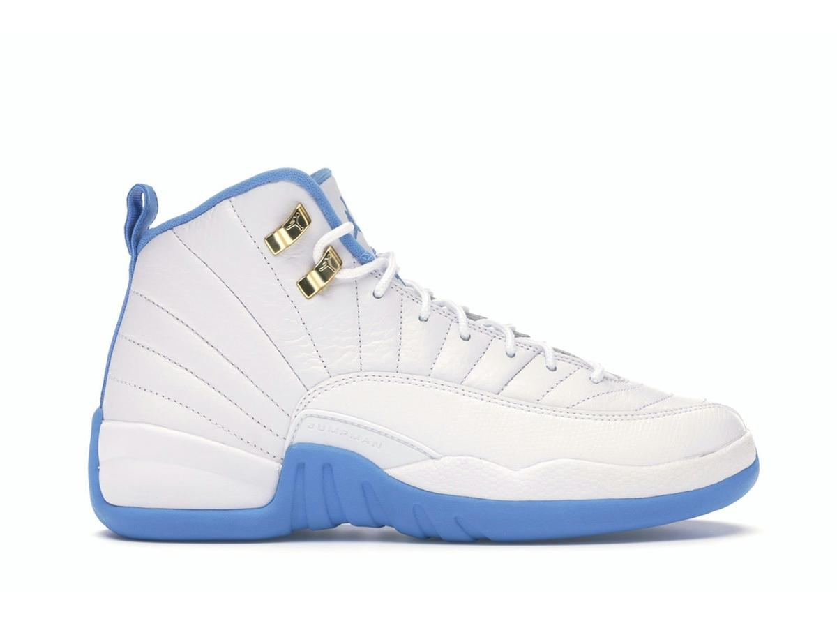 Jordan 12 Retro University Blue GS White (2016) 510815-127 - savito