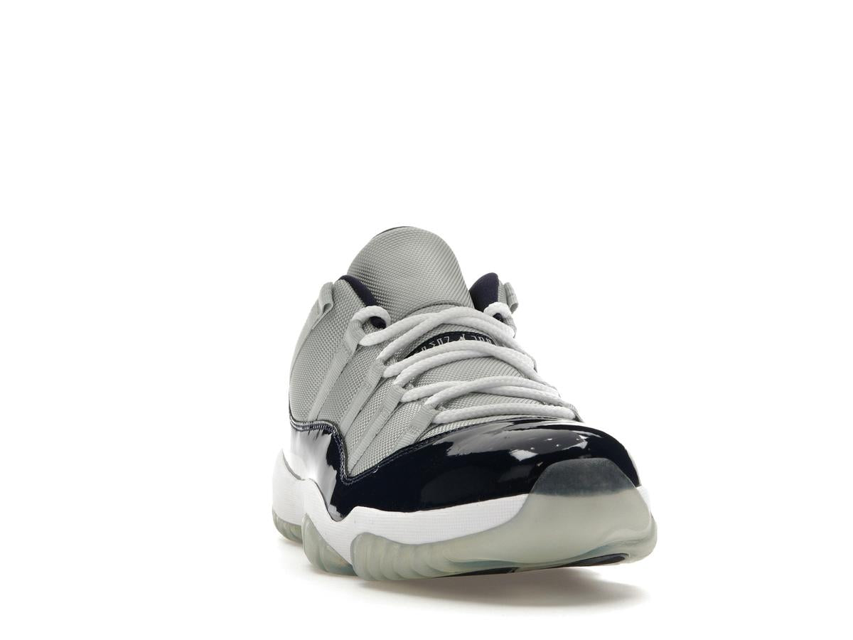 Men's Jordan 11 Retro Low Georgetown Grey Mist Midnight Navy 528895-007 - savito