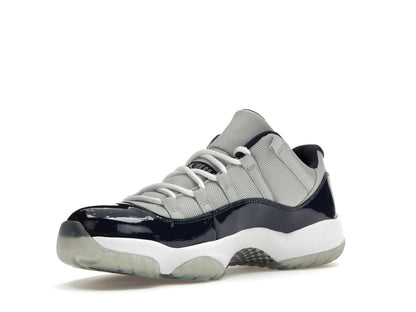 Men's Jordan 11 Retro Low Georgetown Grey Mist Midnight Navy 528895-007 - savito