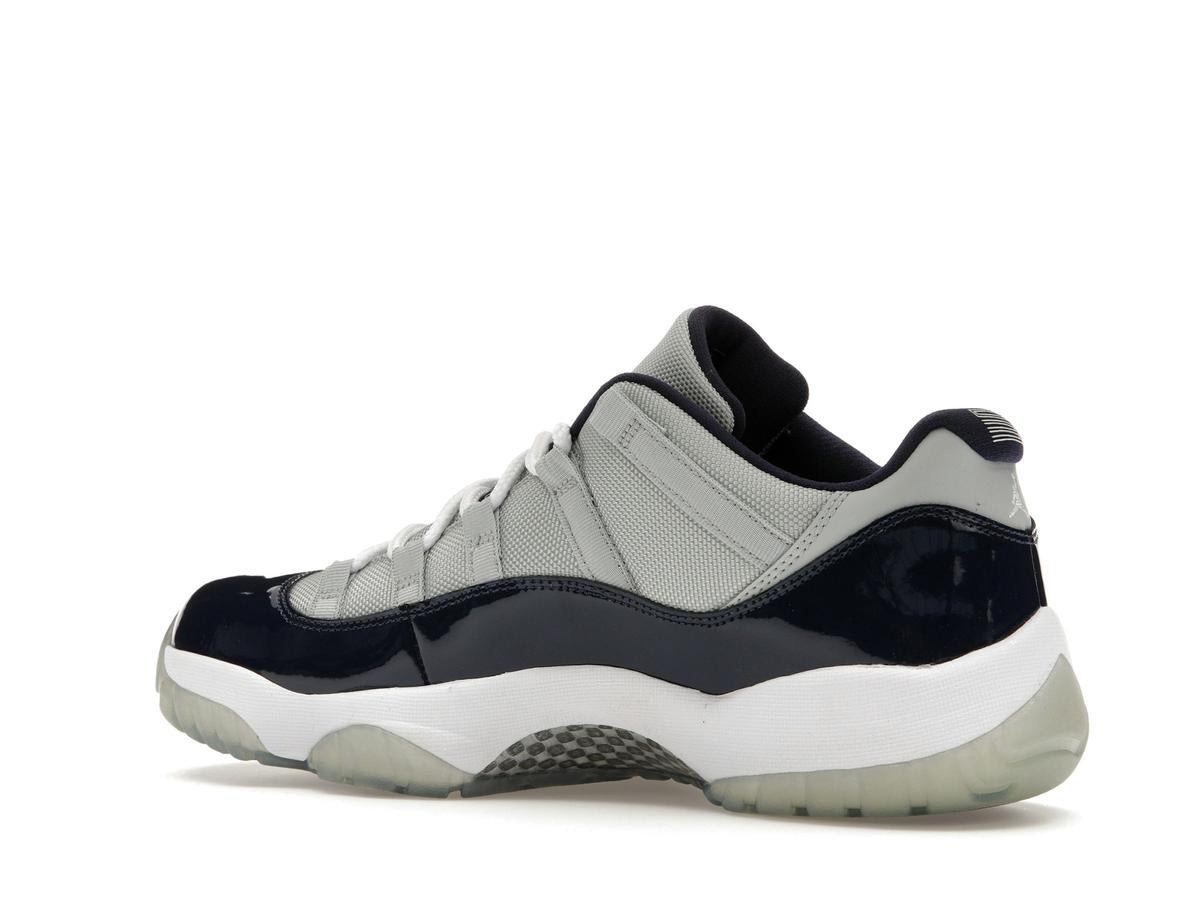 Men's Jordan 11 Retro Low Georgetown Grey Mist Midnight Navy 528895-007 - savito