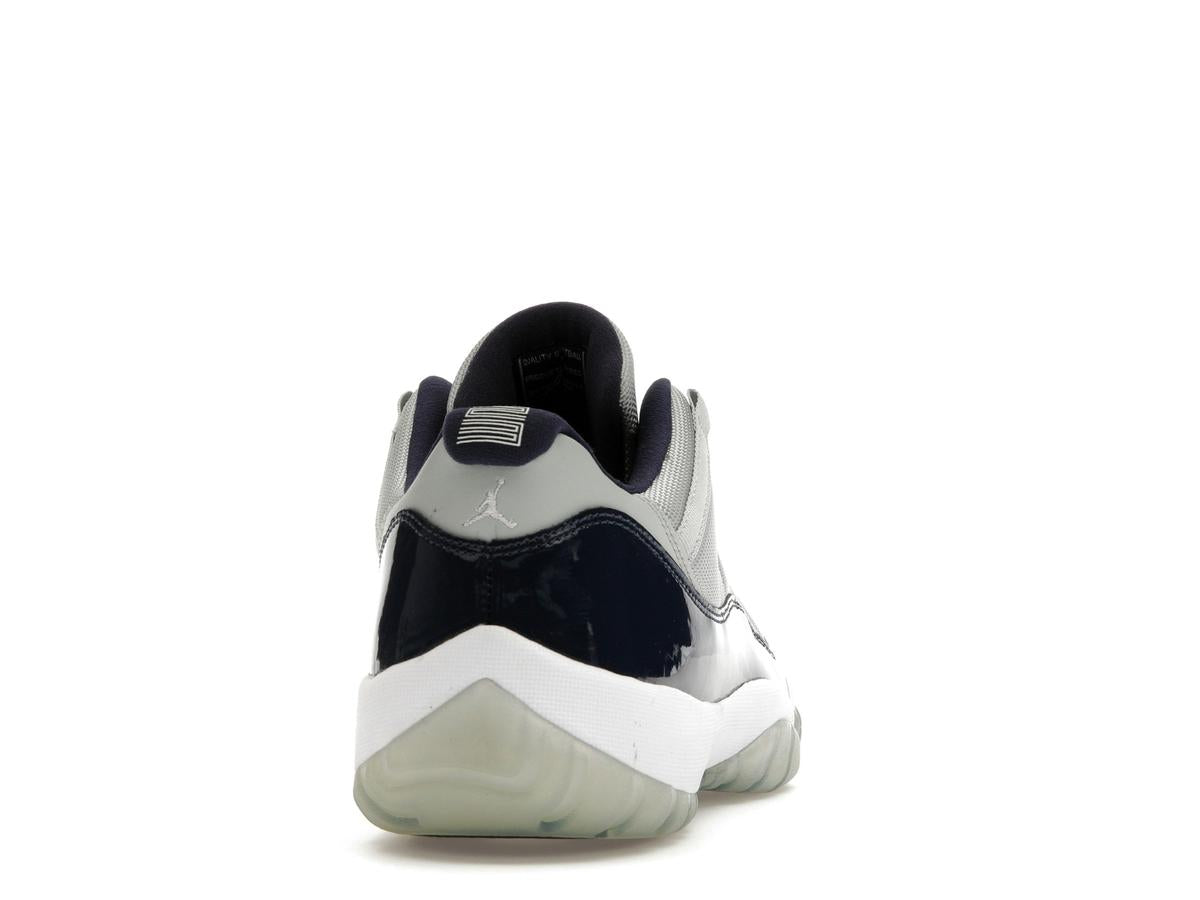 Men's Jordan 11 Retro Low Georgetown Grey Mist Midnight Navy 528895-007 - savito