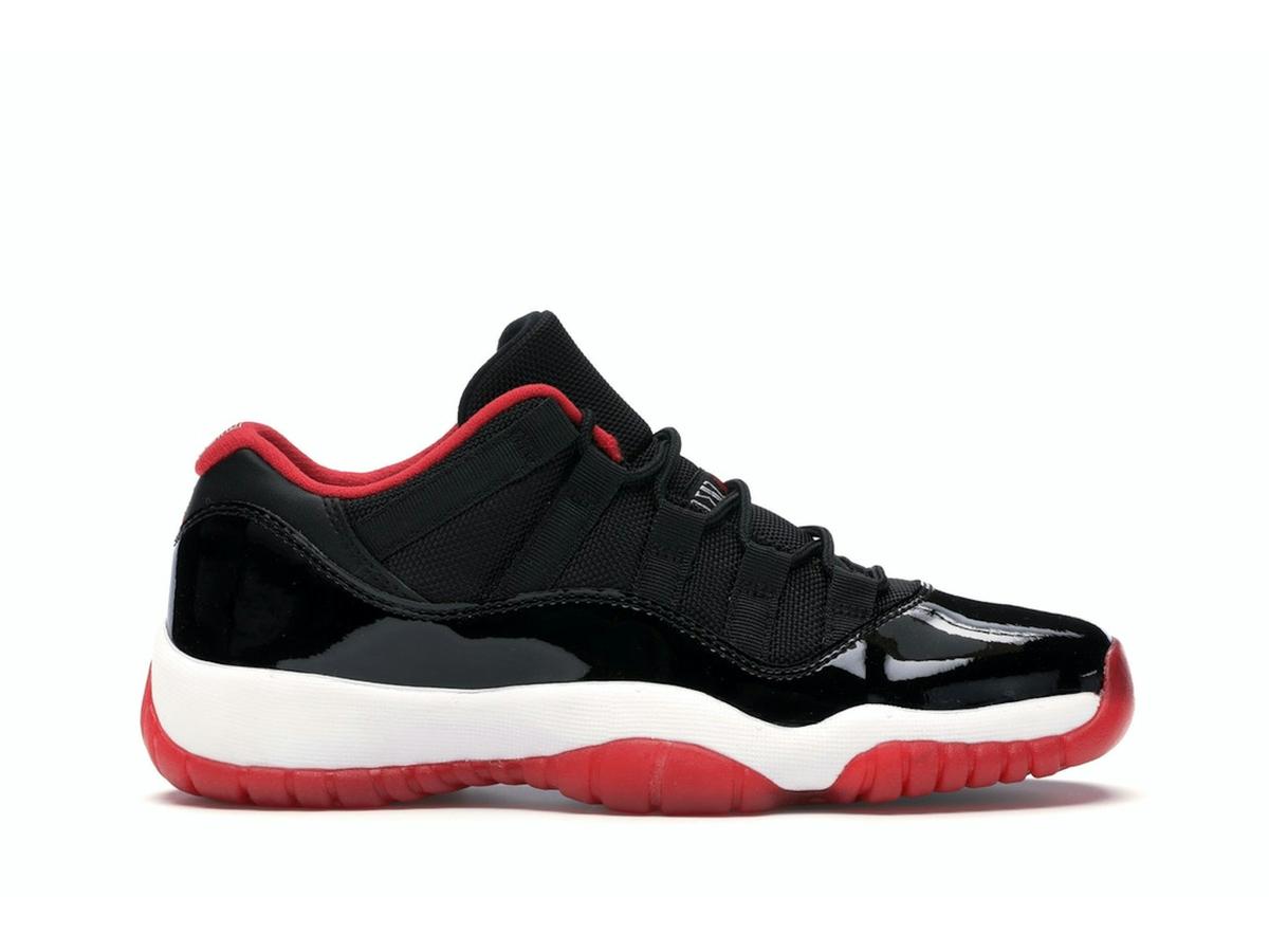 Jordan 11 Retro Low Bred (GS) Sneakers 528896-012 - savito