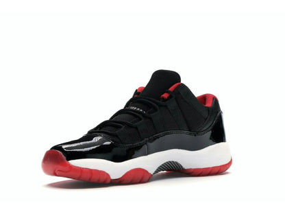 Jordan 11 Retro Low Bred (GS) Sneakers 528896-012 - savito