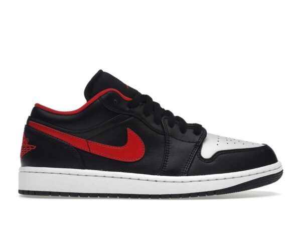 Air Jordan 1 Low White Toe Black Fire Red White 553558-063 - savito