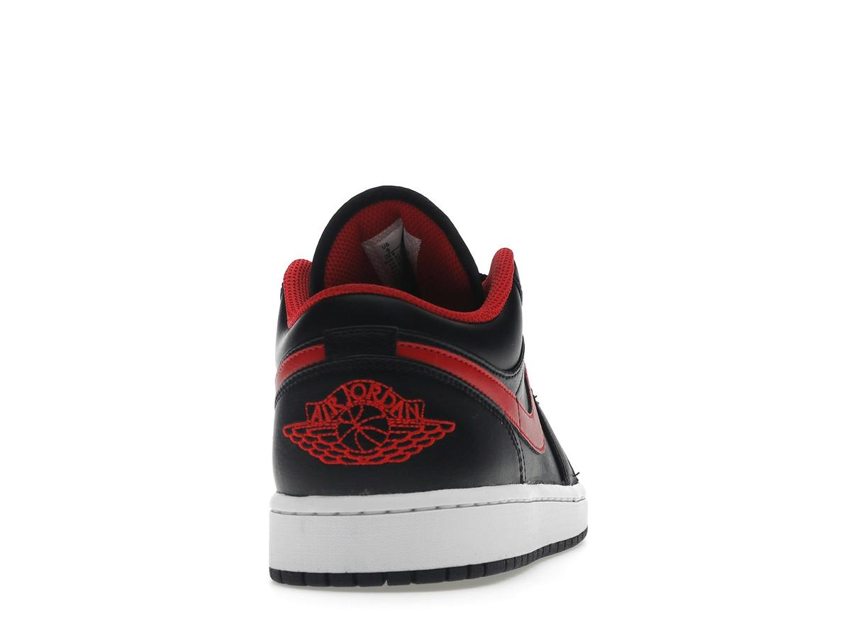 Air Jordan 1 Low White Toe Black Fire Red White 553558-063 - savito