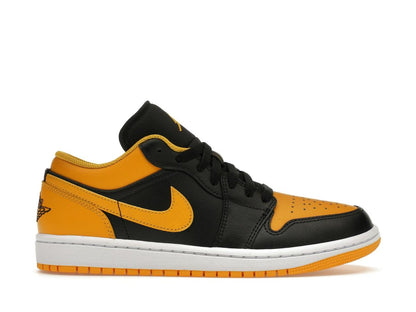 Jordan 1 Low Yellow Ochre Black White 553558-072 Sneakers - savito