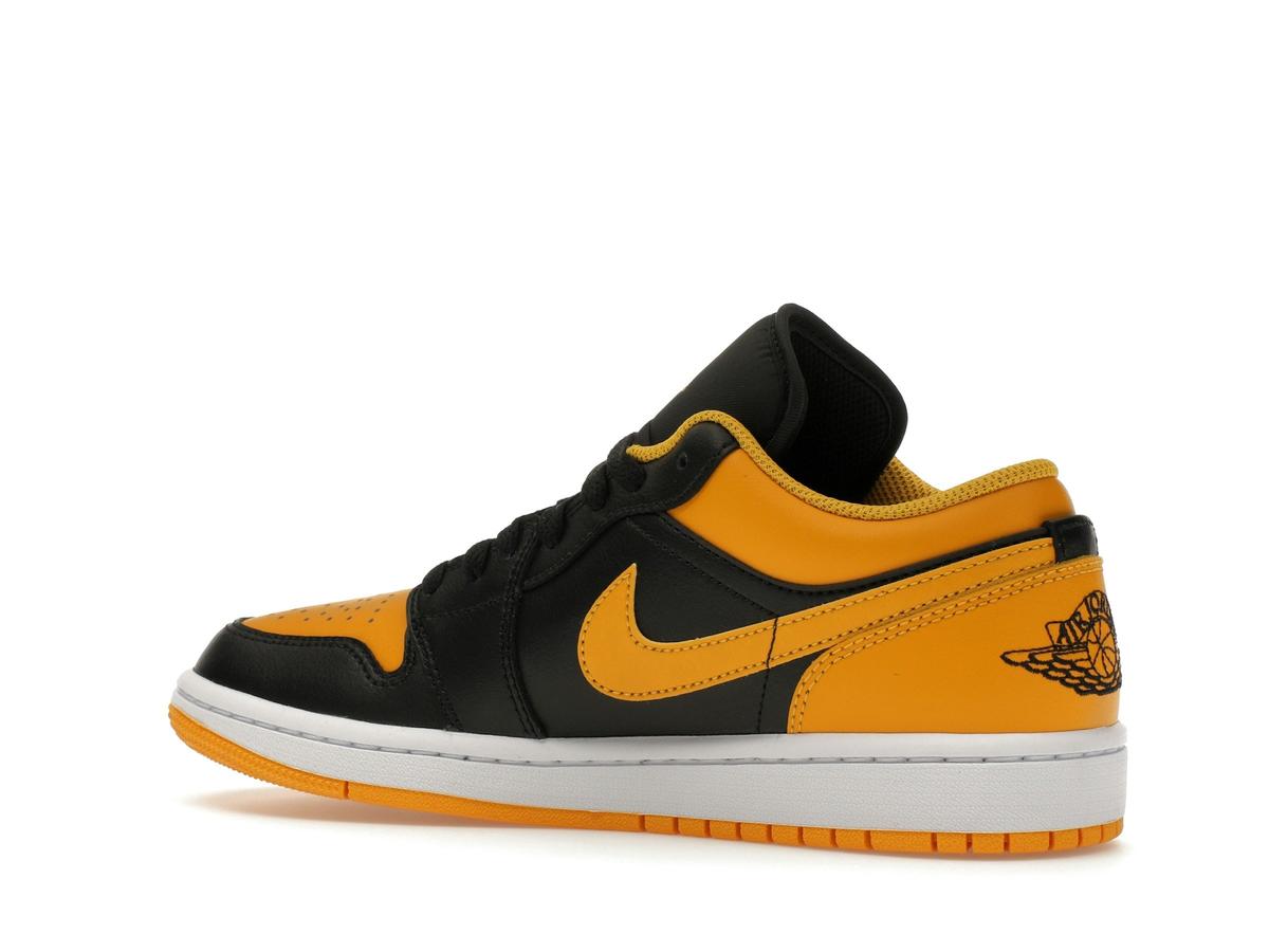 Jordan 1 Low Yellow Ochre Black White 553558-072 Sneakers - savito