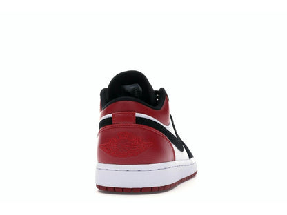 Jordan 1 Low Black Toe (2019) 553558-116 White Black Gym Red - savito
