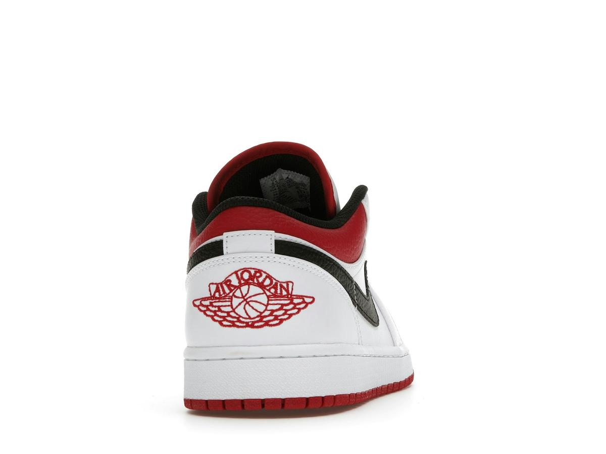 Jordan 1 Low White University Red Black 553558-118 - savito