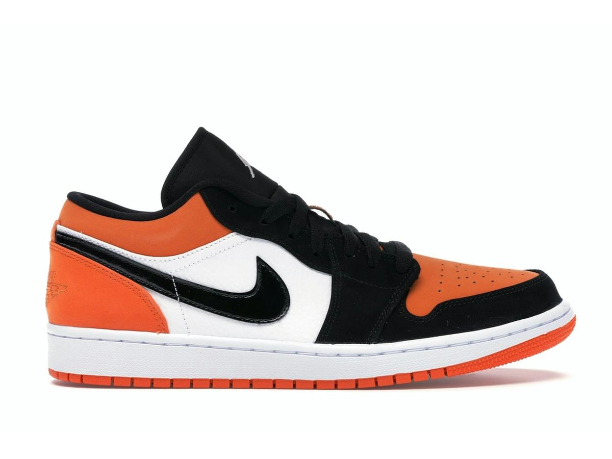 Jordan 1 Low Shattered Backboard Orange White Black 553558-128 - savito