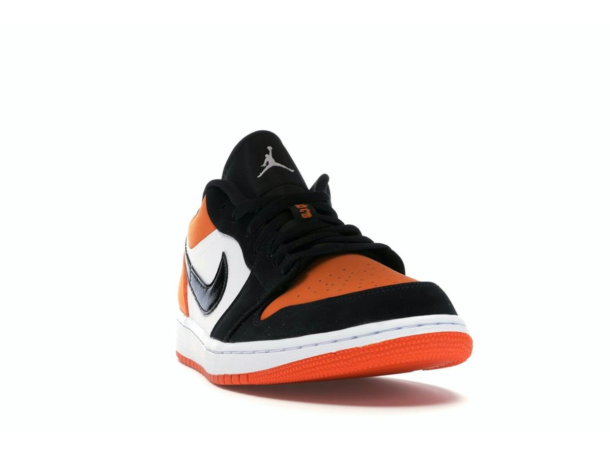 Jordan 1 Low Shattered Backboard Orange White Black 553558-128 - savito