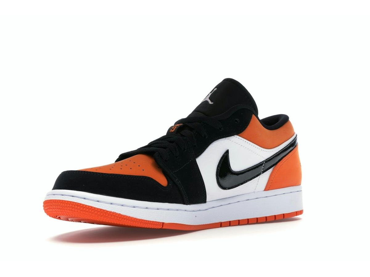 Jordan 1 Low Shattered Backboard Orange White Black 553558-128 - savito