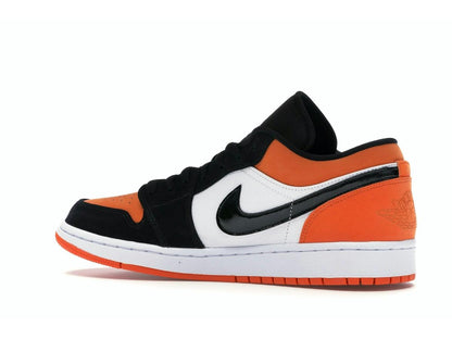 Jordan 1 Low Shattered Backboard Orange White Black 553558-128 - savito