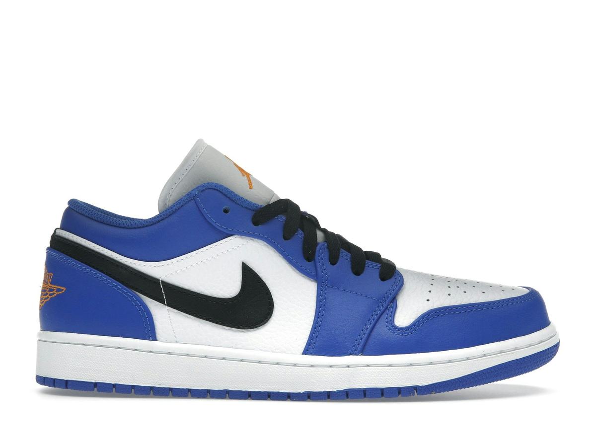 Jordan 1 Low Hyper Royal Orange Peel 553558-401 - savito