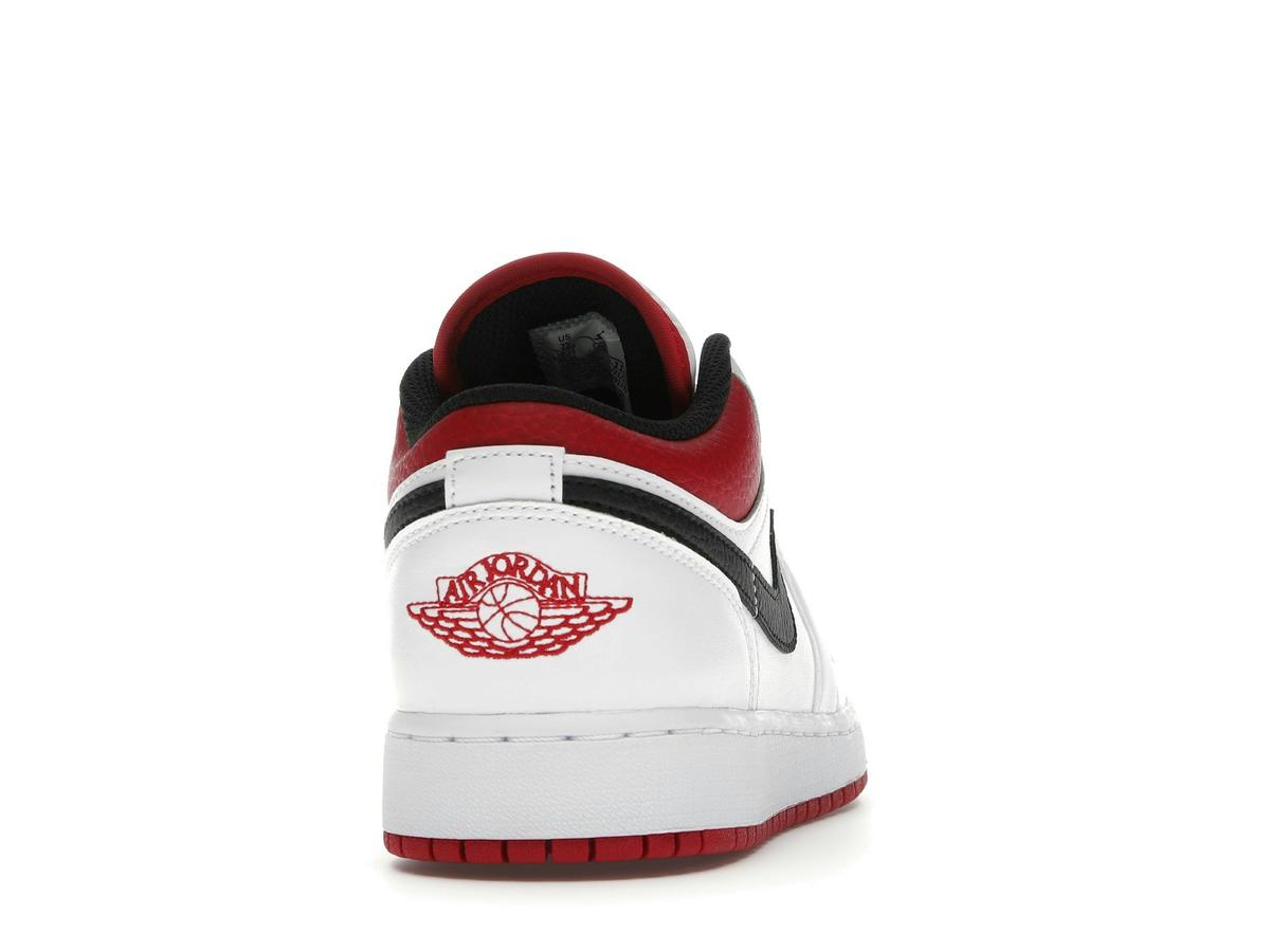 Jordan 1 Low White Gym Red (GS) 553560-118 - savito