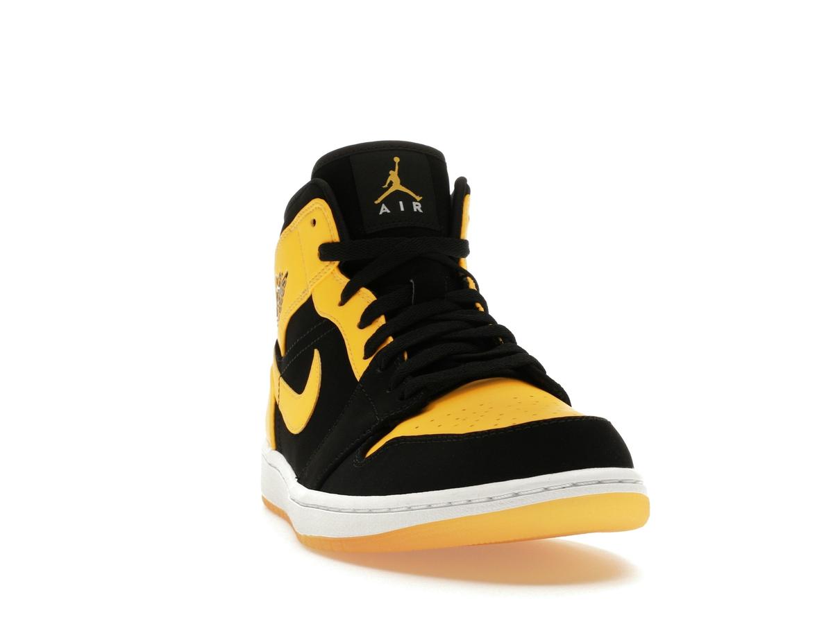 Jordan 1 Retro Mid New Love (2017) Black Varsity Maize White 554724-035 - savito